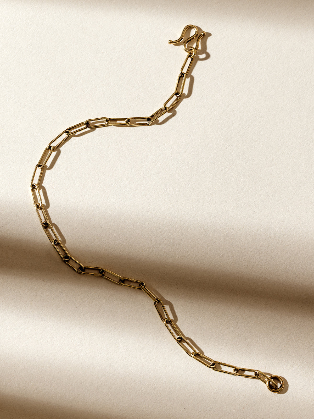 Gold Paperclip Bracelet
