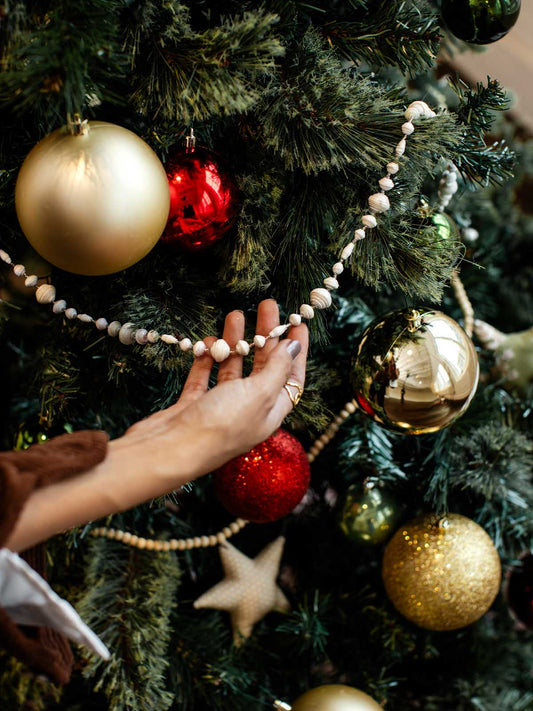 White Bead Garland