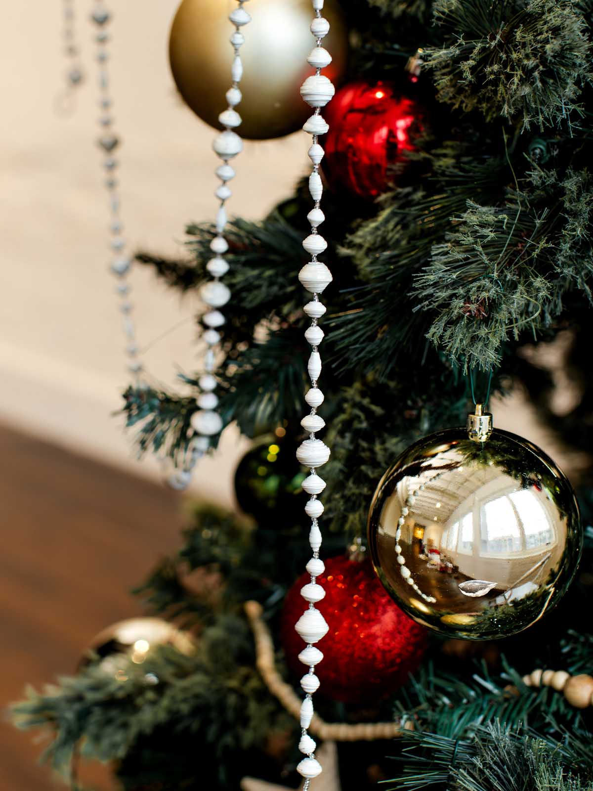 White Bead Garland
