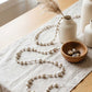 White Bead Garland