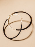 Cafe Hoop Earrings