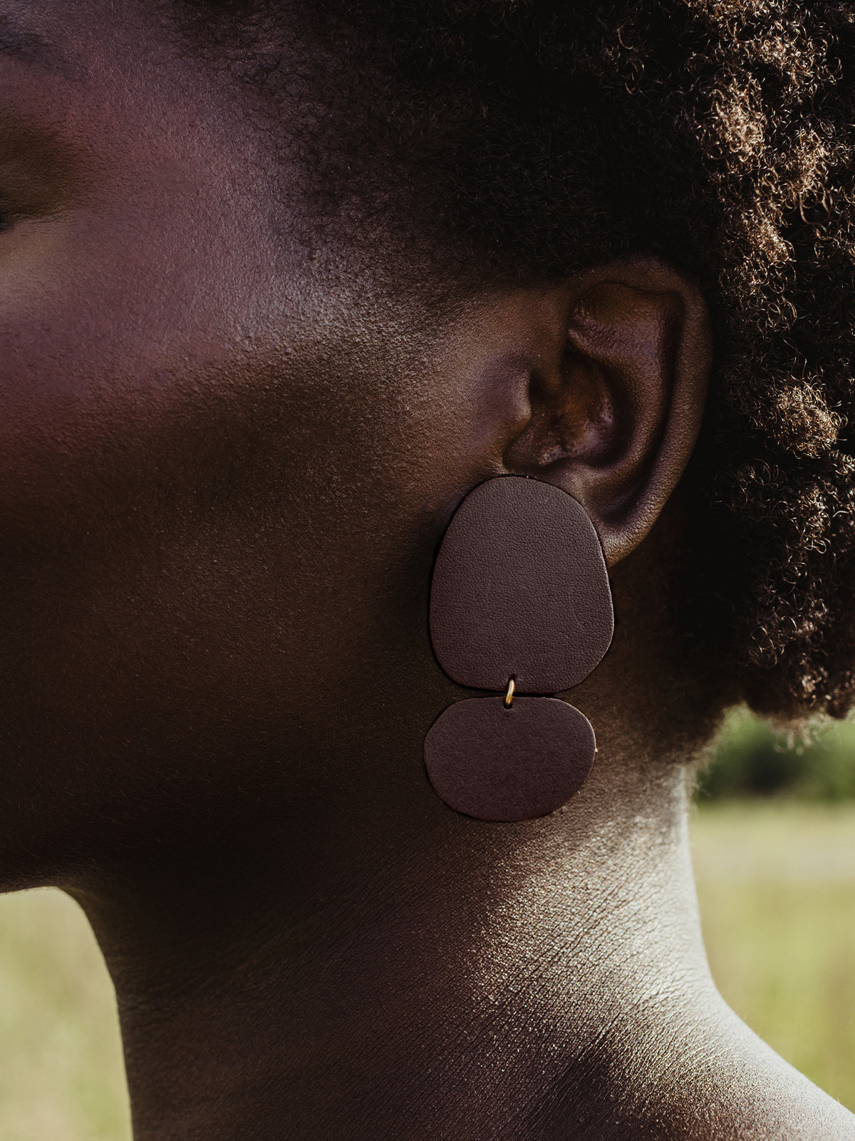 Eva Leather Earrings