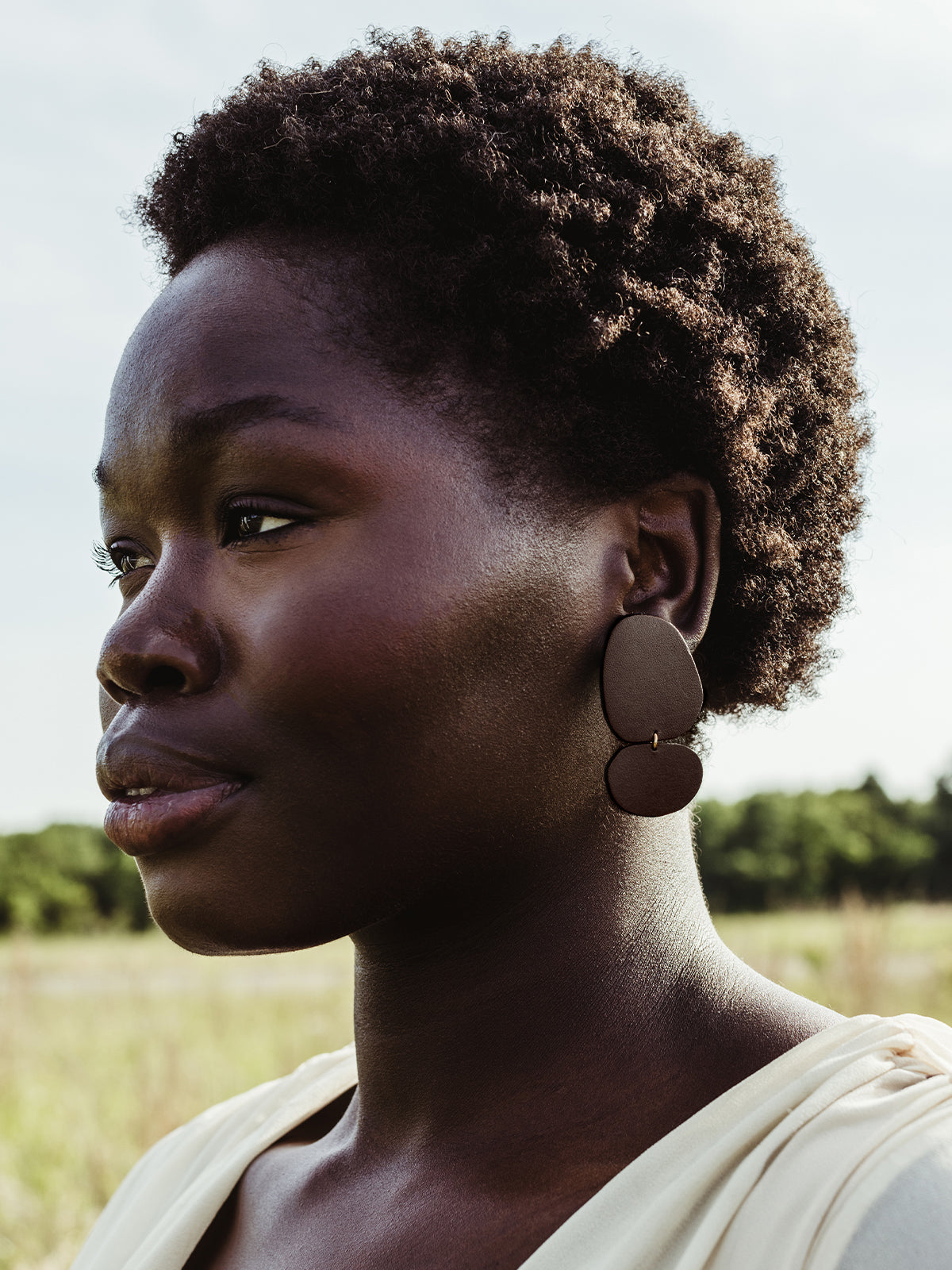 Eva Leather Earrings