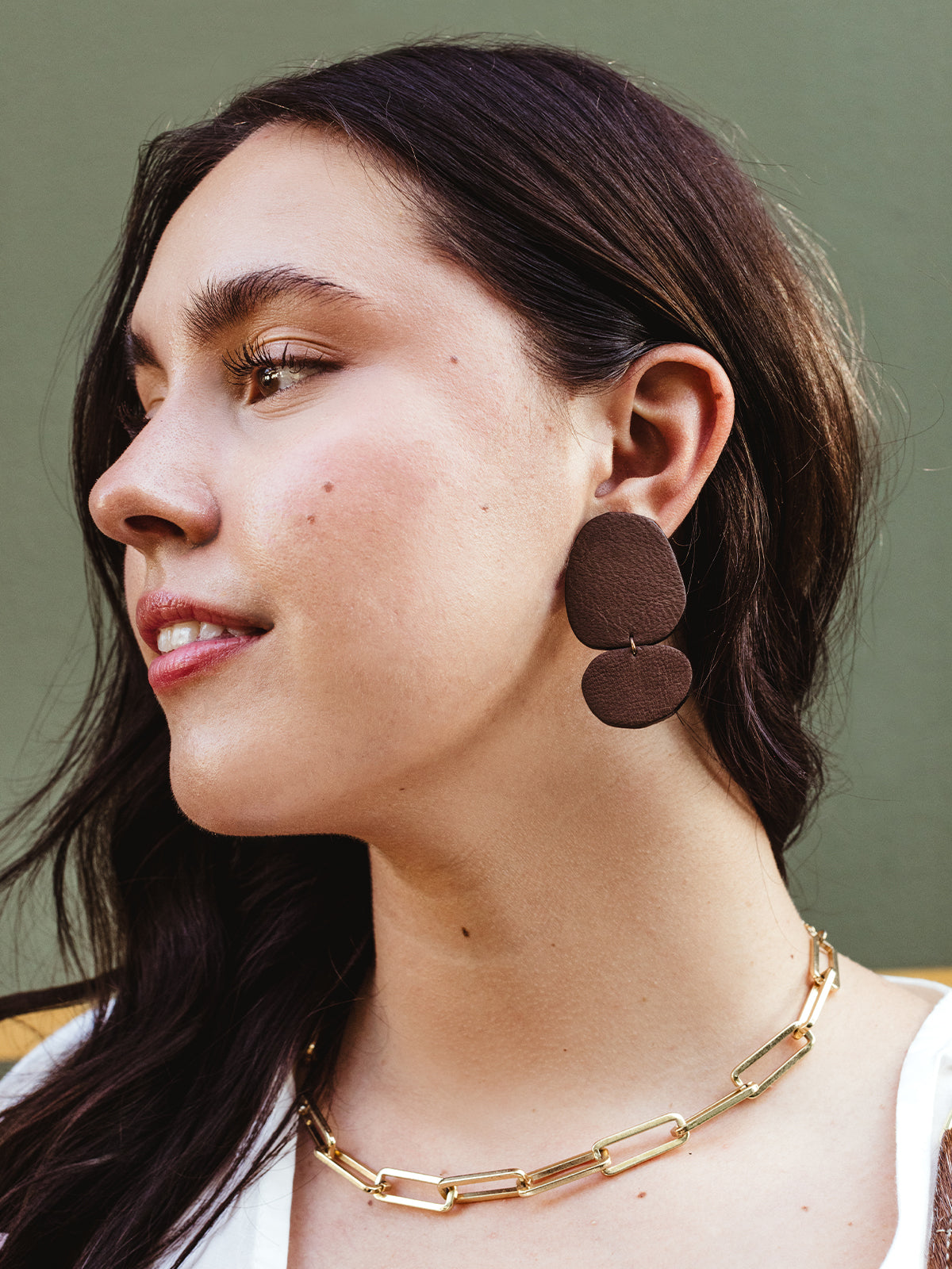 Eva Leather Earrings