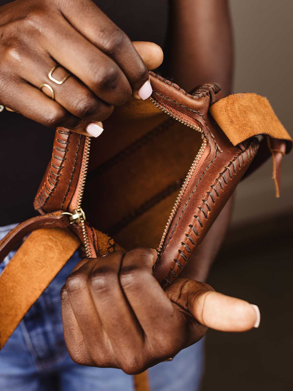 Leather Canteen Purse