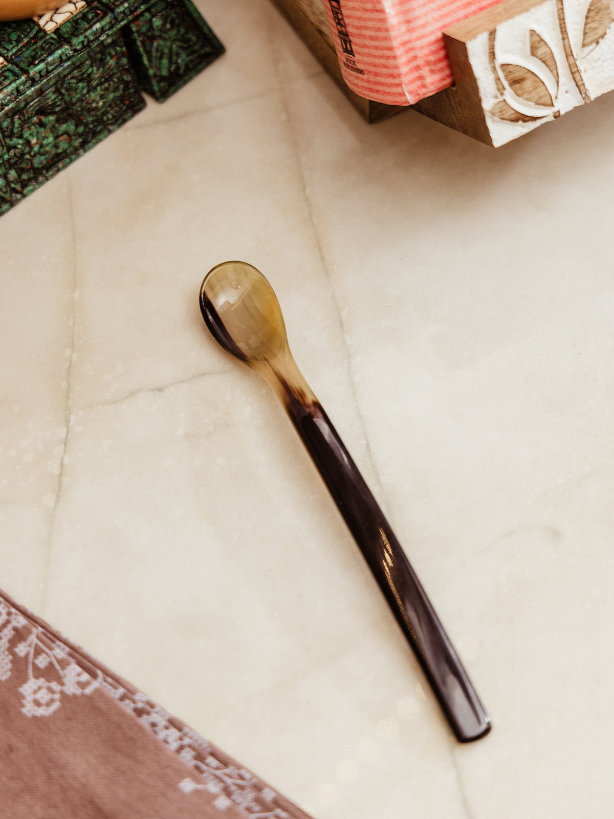 Horn Appetizer Spoon