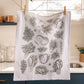Garden Greens Cabbage Tea Towel