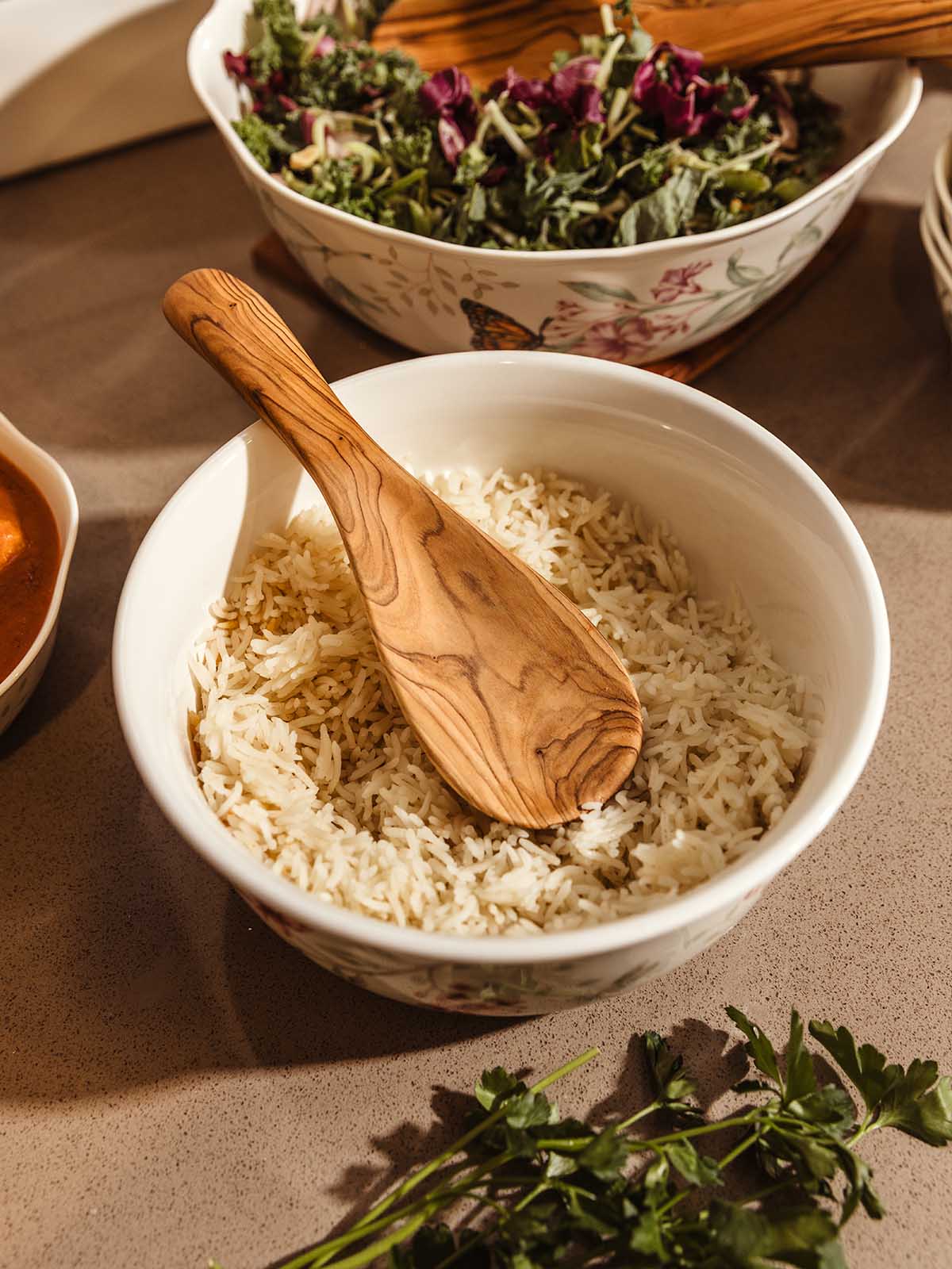 Olive Wood Rice Paddle