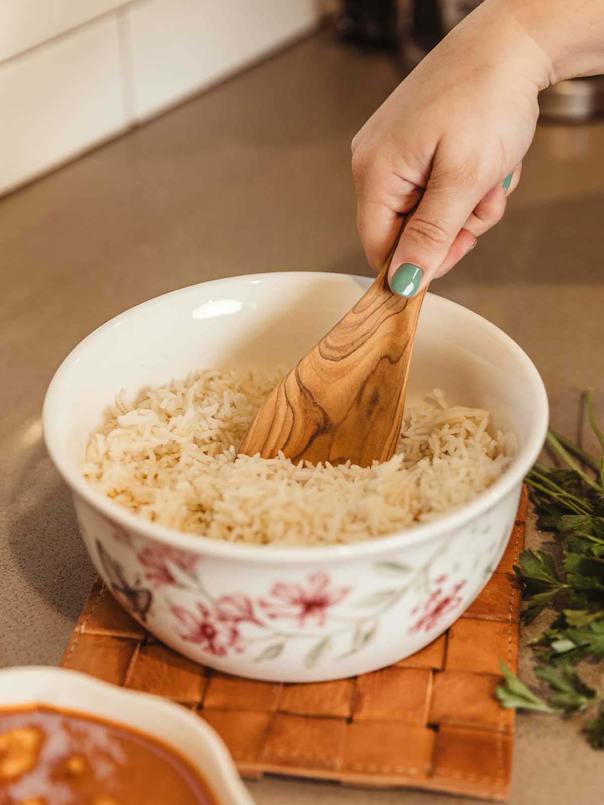 Olive Wood Rice Paddle