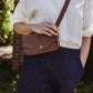 Brown Leather Crossbody Bag