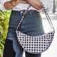 Gingham Moon Sling Bag