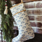Handmade Christmas Stocking - Forest Print