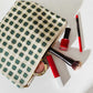 Large Waterproof Pouch -Evergreen Gingham