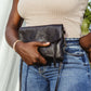 Leather Crossbody Clutch