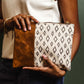 Diamond Leather Clutch