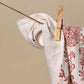 Gulbahar Red Linen Tea Towel