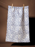 Butah in Blue Linen Tea Towel