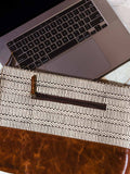Arrow Leather Laptop Sleeve/Carryall