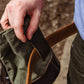 Canvas & Leather Shell Bag