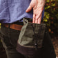 Canvas & Leather Shell Bag