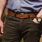 Men's Leather Belt in Chestnut