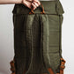 Kilele Canvas & Leather Backpack- Green