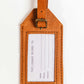 Kilele Brown Leather Luggage Tag