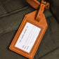 Kilele Brown Leather Luggage Tag