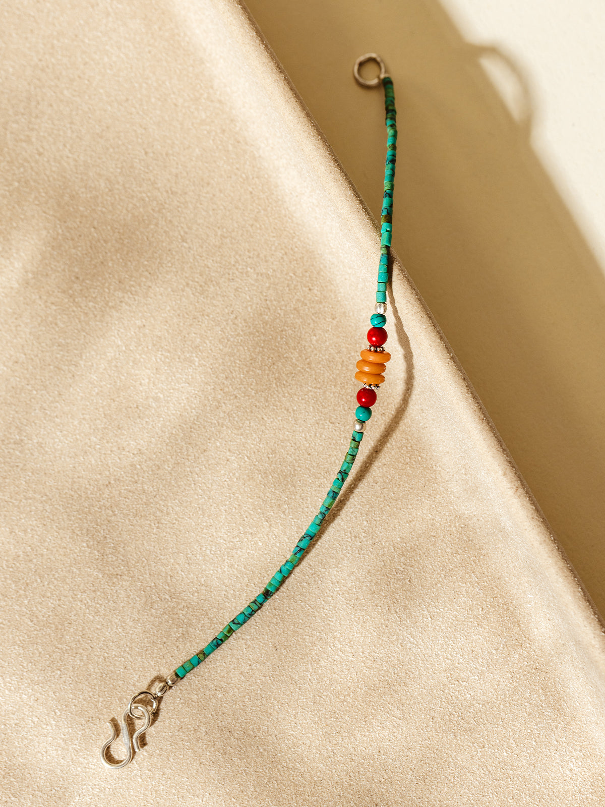 Tsering Turquoise Beaded Bracelet