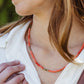 Yara Coral Pink Beaded Necklace