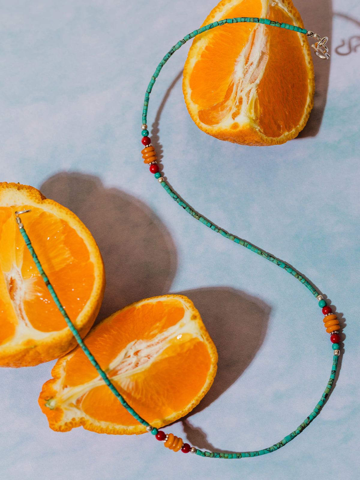 Tsering Turquoise Beaded Necklace