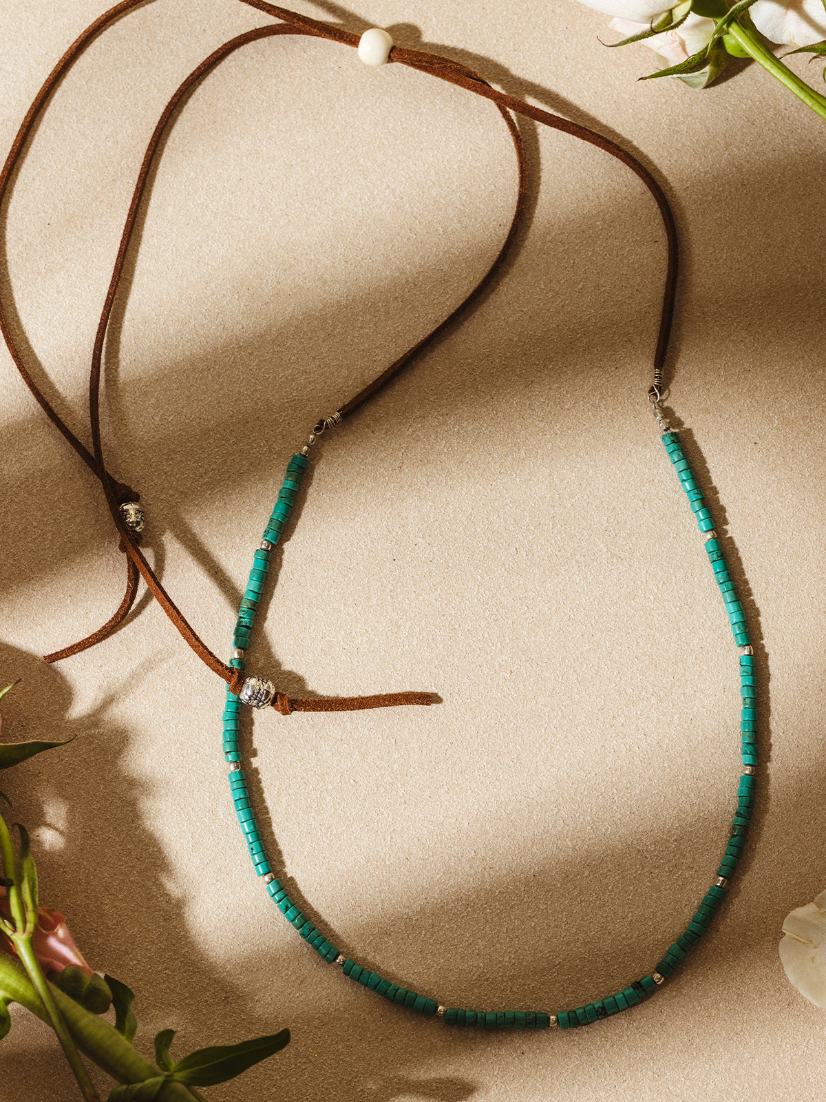 Panzom Turquoise Beaded Necklace
