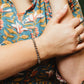 Vten Silver Beaded Bracelet