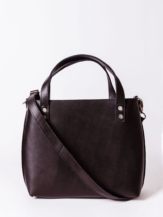 Leather Mini Crossbody Tote