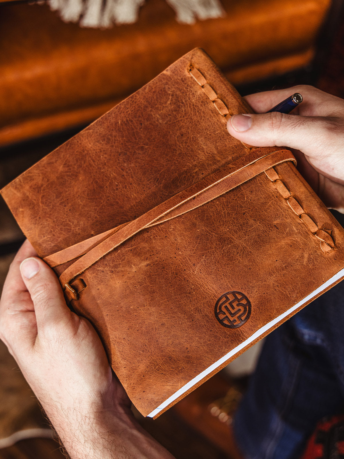 Rustic Full Sized Journal-Lined