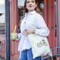 Wildflower Bicycle Canvas Tote