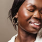 Daphne Beaded Hoop Earrings