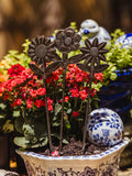 Floral Garden Stakes (Set of 3)
