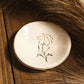Birth Flower Ring Dish