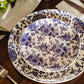 Small Blue Floral Plate