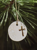 Gold Cross Ornament