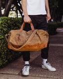 Weekender Bag in Black or Tan