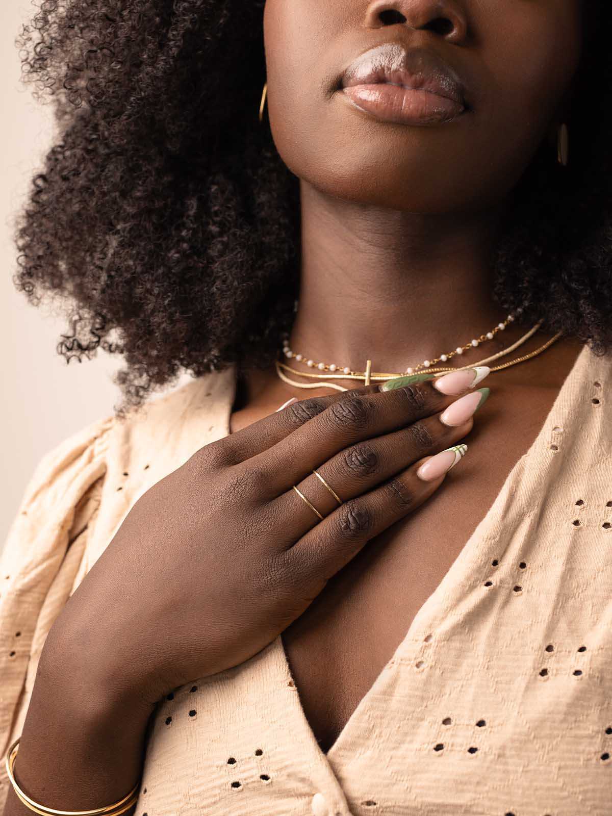 The Chloe Open Gold Ring