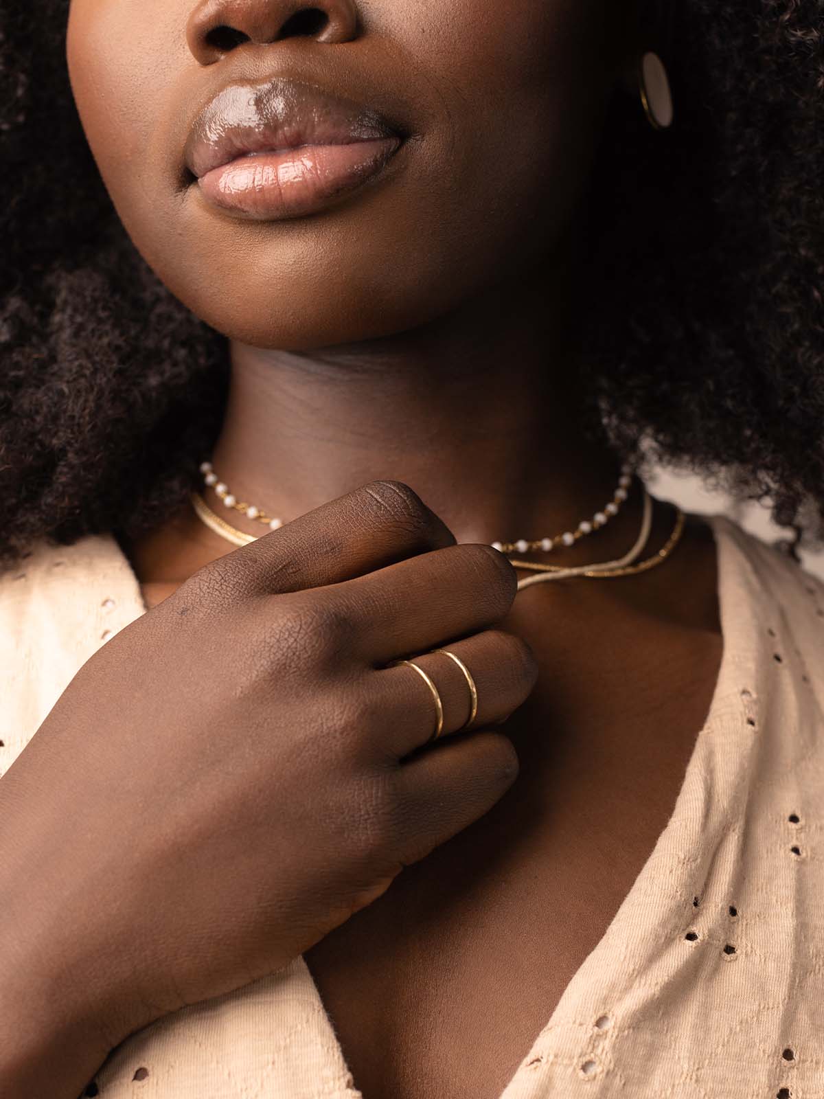 The Chloe Open Gold Ring