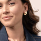 Gold Daisy Huggie Earrings