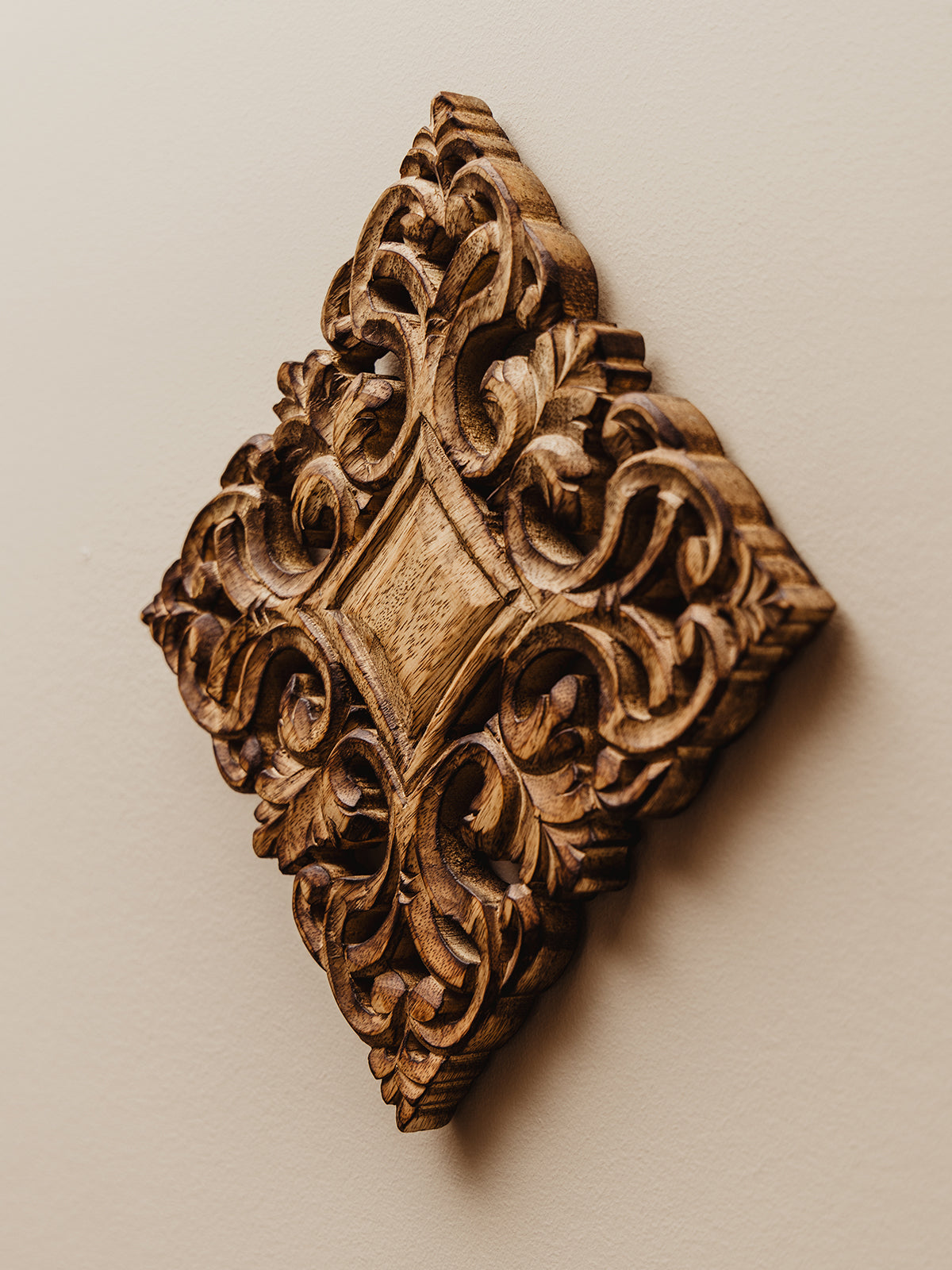 Carved Wood Trivet