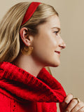 Radiant Sunflare Gold Hoops
