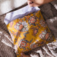 Canary Blooms Block Print Pajama Shorts Set