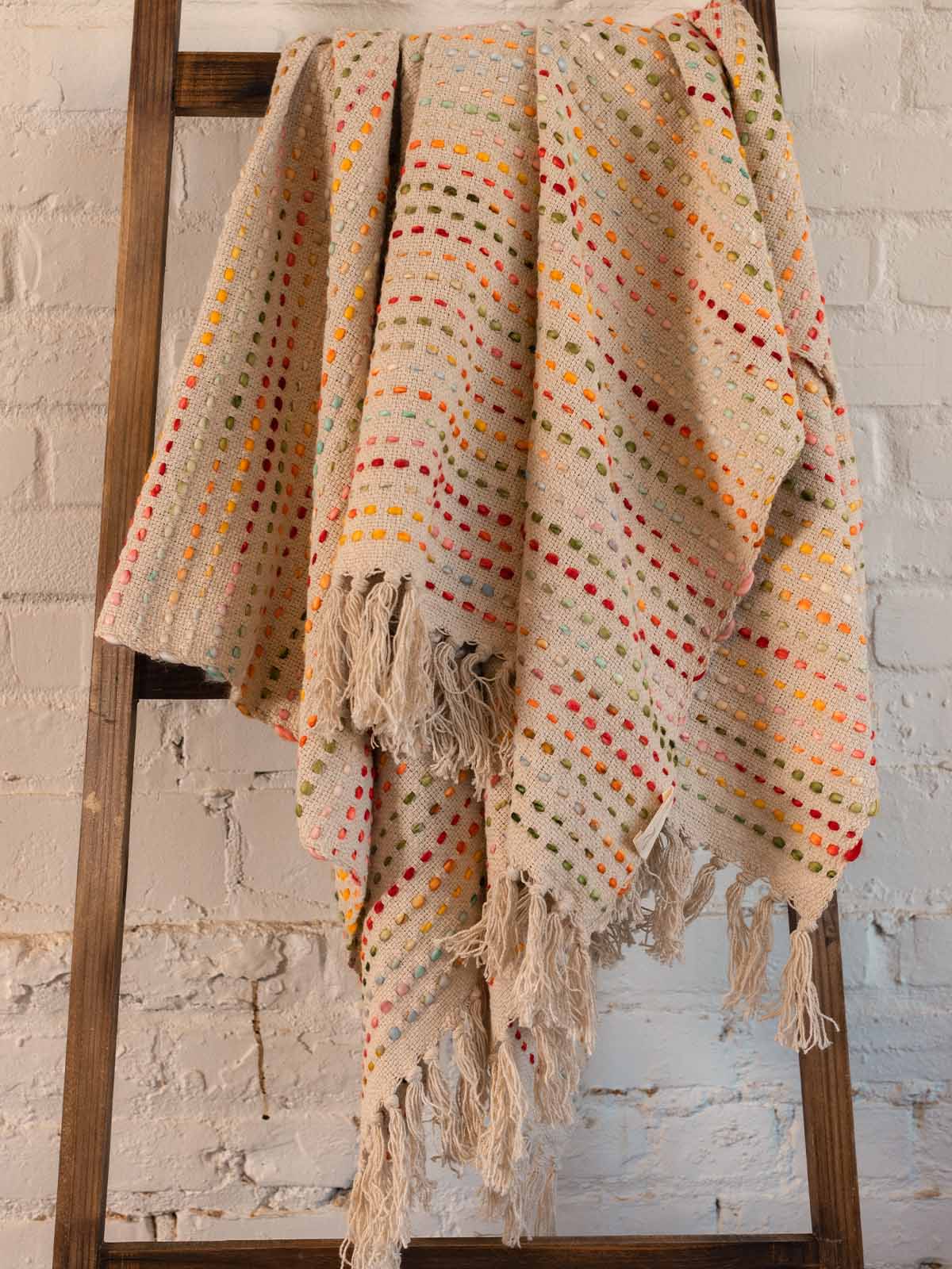 Handwoven Confetti Throw Blanket