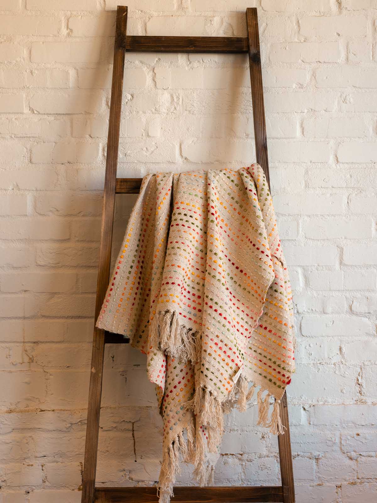 Handwoven Confetti Throw Blanket